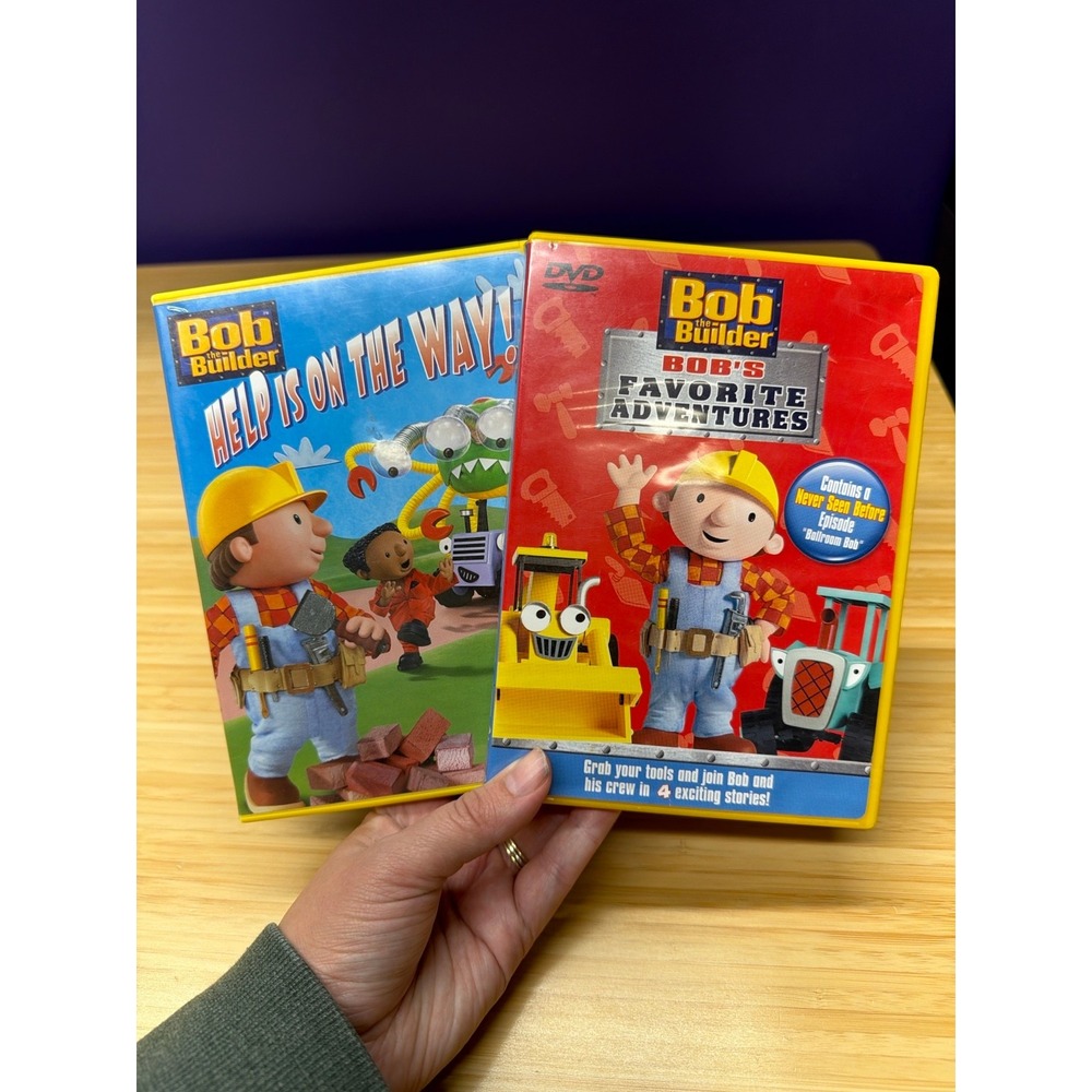 Bob the Builder DVD Lot Help Is On the Way & Bob's Favorite Adventures Tested